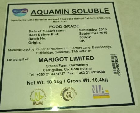 Aquamin Soluble- Chiết xuất Canxi từ tảo biển đỏ Ireland